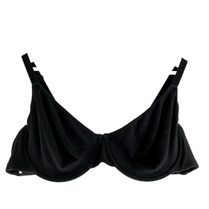 Like New Skims Cotton Jersey T Shirt Bra in Soot